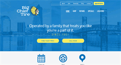 Desktop Screenshot of bigchieftire.com