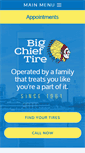 Mobile Screenshot of bigchieftire.com